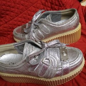 Chanel platform sneakers